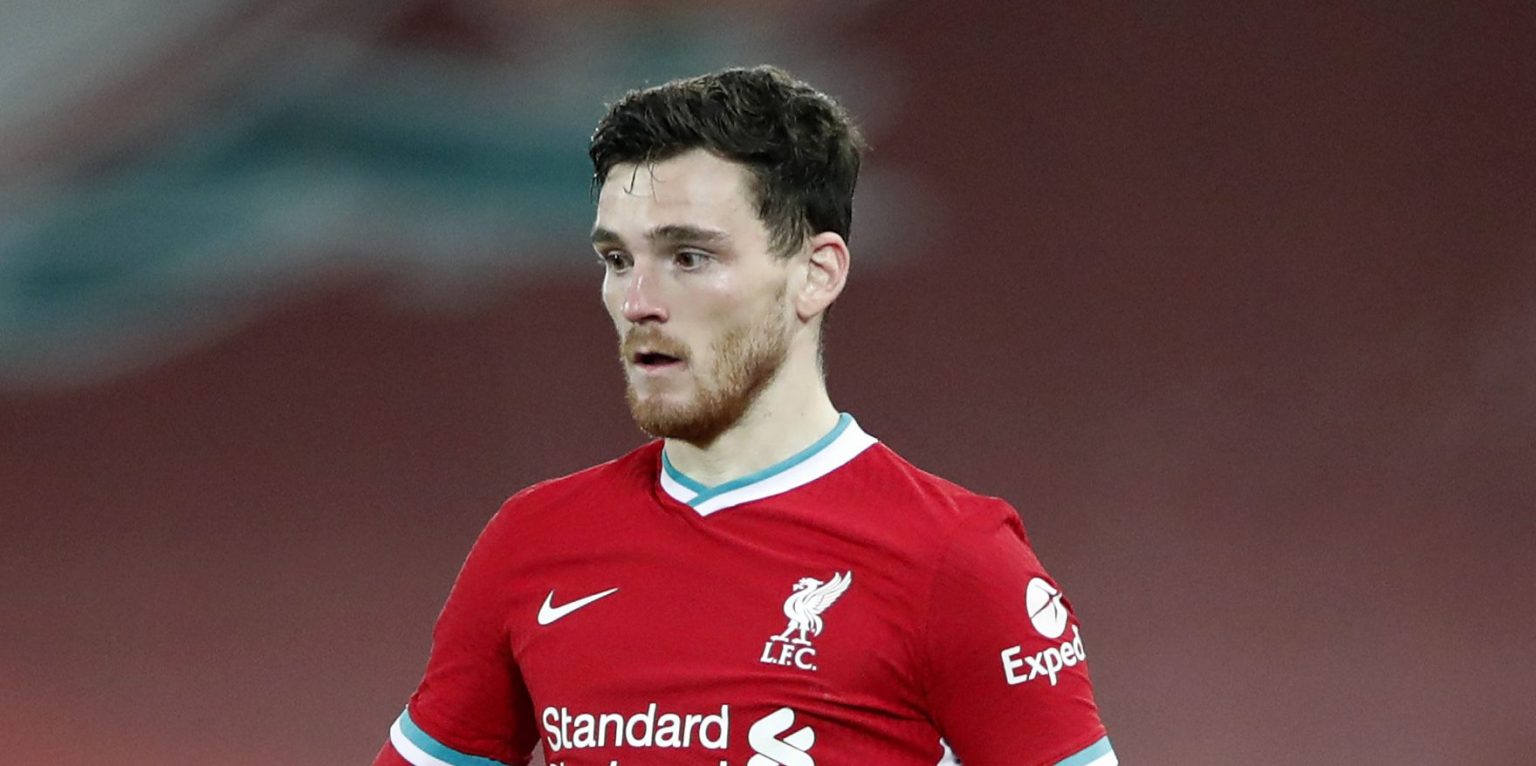 Liverpool fans show their love for Andy Robertson after Wolves masterclass