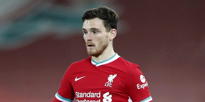“Didn’t go down well” – Robertson reveals why he once wore Chelsea shirt