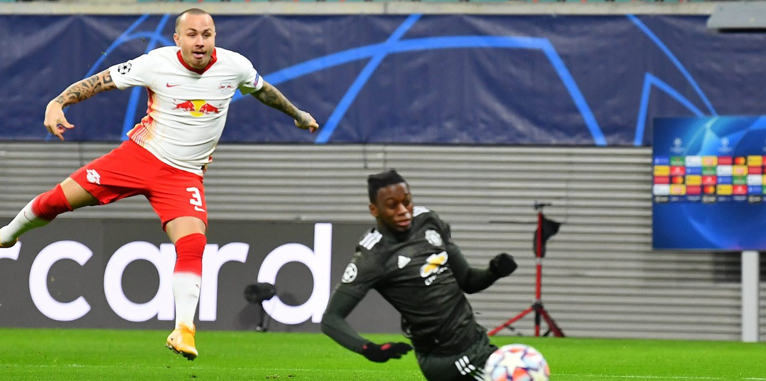Liverpool fans mock Aaron Wan-Bissaka after embarrassing back-heel attempt