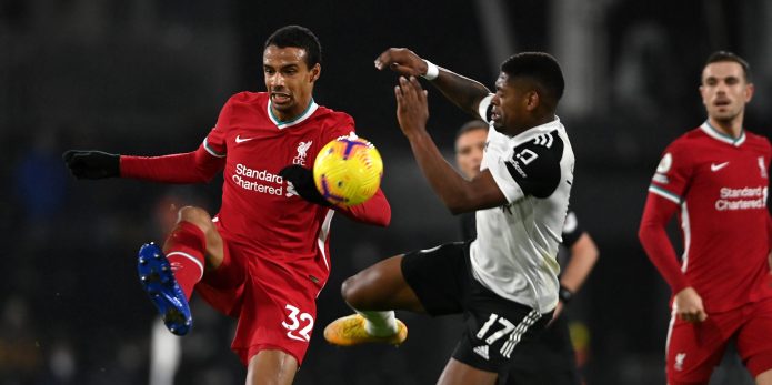 Liverpool fans react as Joel Matip trains ahead of Crystal Palace clash
