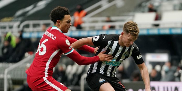 Video: Trent Alexander-Arnold produces outrageous pass against Newcastle