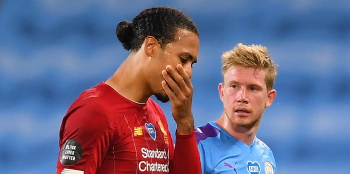 Kevin De Bruyne to miss Liverpool clash with hamstring injury