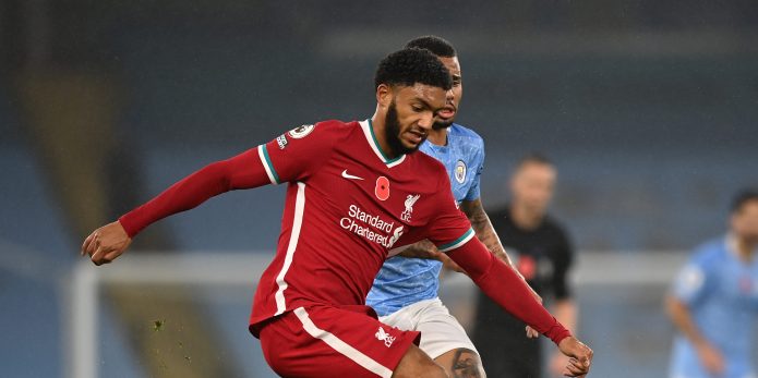 Joe Gomez not expected to play again this season, claims Jurgen Klopp