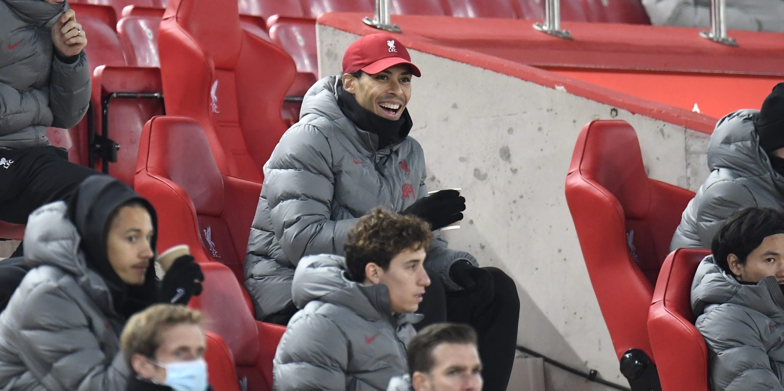 Jurgen Klopp provides positive update on injury progress of Virgil van Dijk