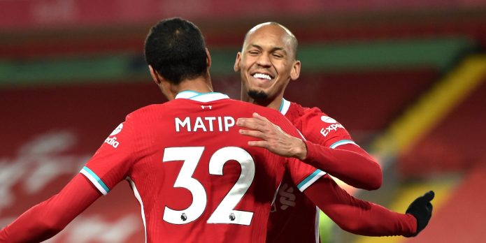 Fabinho ruled out West Ham clash; Matip injury possibly not serious