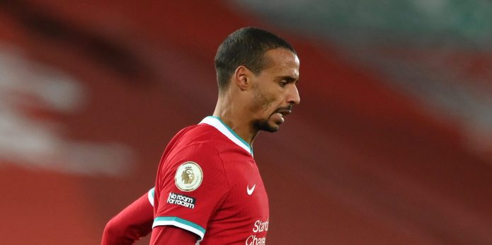 Joel Matip available for Liverpool’s Premier League clash with Burnley
