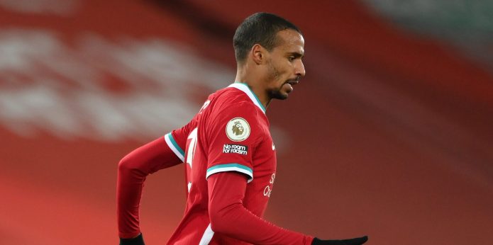 Jurgen Klopp fails to rule Joel Matip out of Manchester United clash