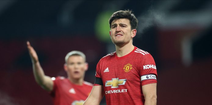 Harry Maguire will face Burnley despite risk of suspension for Liverpool clash