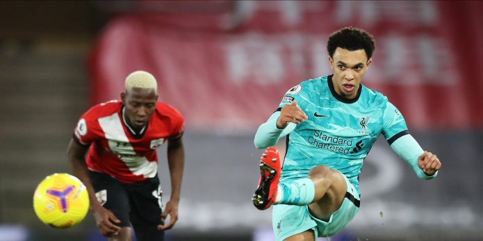 Liverpool fans lambast Alexander-Arnold after woeful display at Southampton