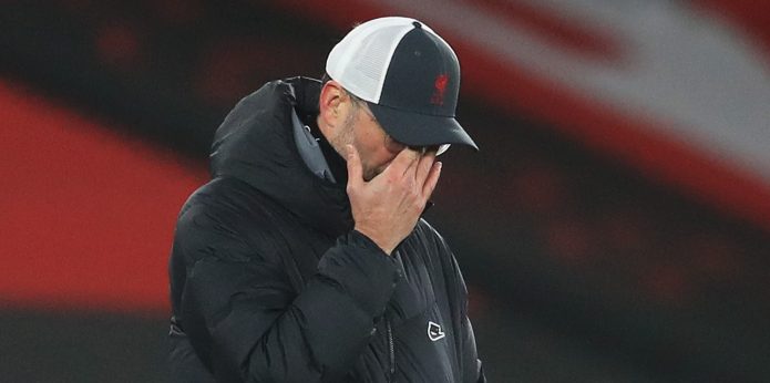 Liverpool fans react as pundit claims Klopp is a “little bit rattled”