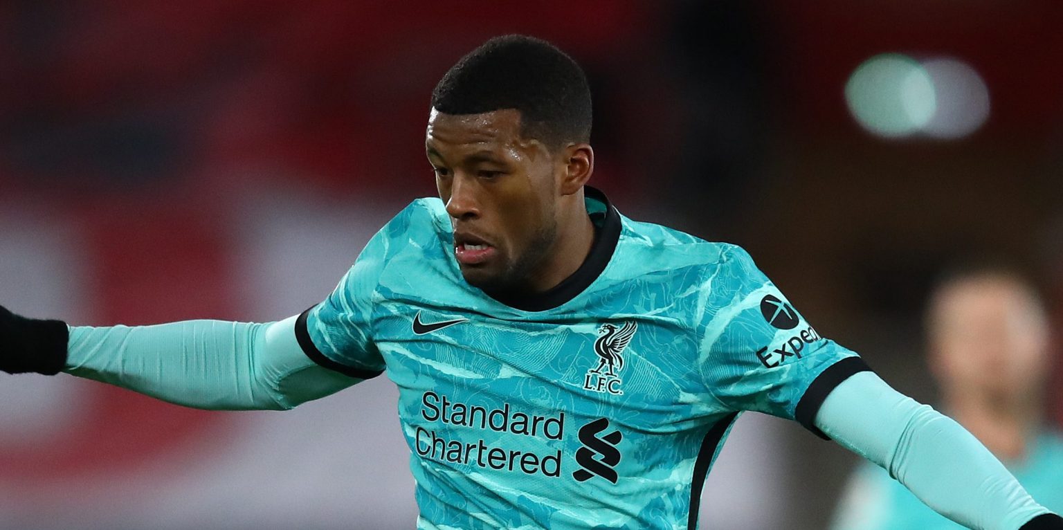 Report claims Gini Wijnaldum has rejected contract offer from Liverpool