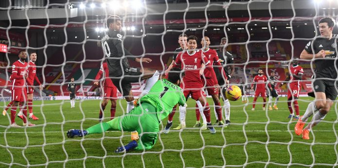 Liverpool fans hail Alisson after disappointing draw with Man United