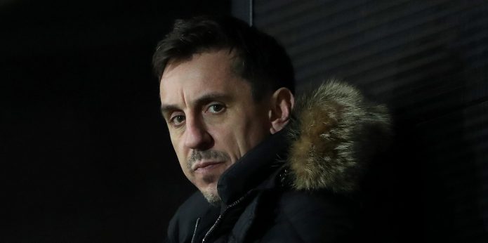 Gary Neville taunts Liverpool after FA Cup defeat to Man United