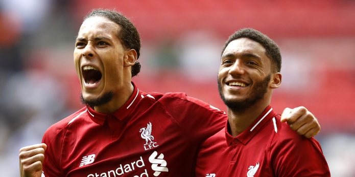 Virgil an Dijk and Joe Gomez send Liverpool fans into raptures