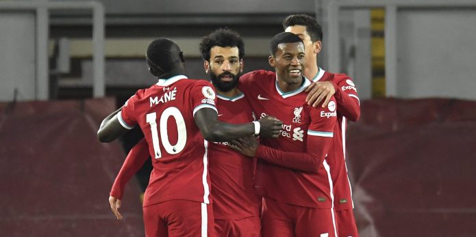 Liverpool fans aren’t happy Henderson is at centre-back against RB Leipzig