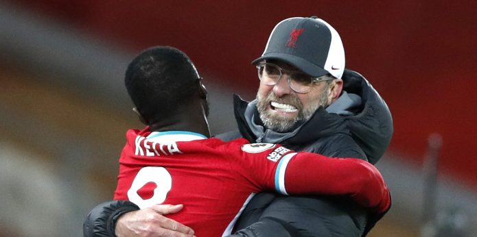 Liverpool fans are delighted as Naby Keita returns to Reds training