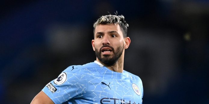 Sergio Aguero will miss Man City’s crucial clash with Liverpool