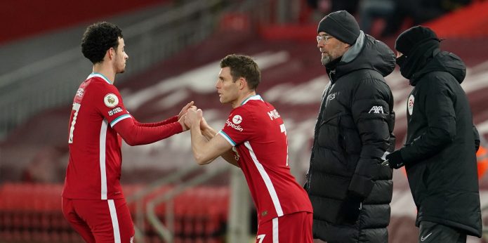 Journalist reveals role James Milner has had in Curtis Jones’ development