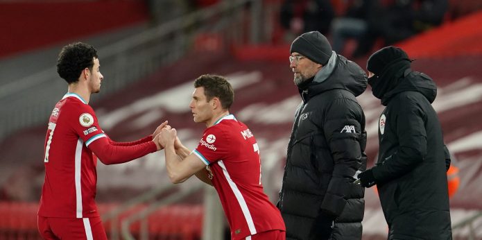 Liverpool fans fume at Klopp’s decision to substitute Jones in Man City defeat