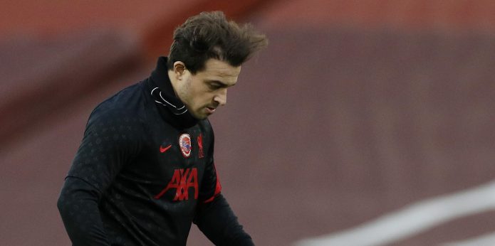 Liverpool willing to sell Xherdan Shaqiri for £10m profit