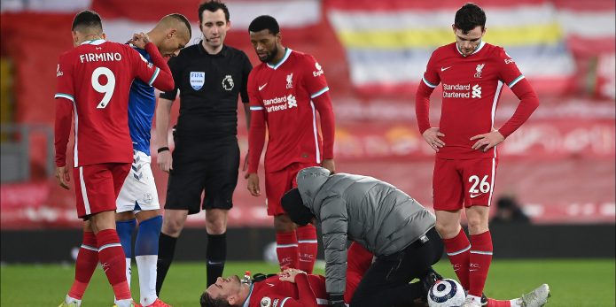 Jordan Henderson could miss four to six weeks as a ‘best-case scenario’