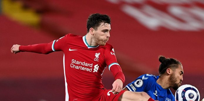 Worrying statistic sums up how Andy Robertson’s Liverpool form has dipped