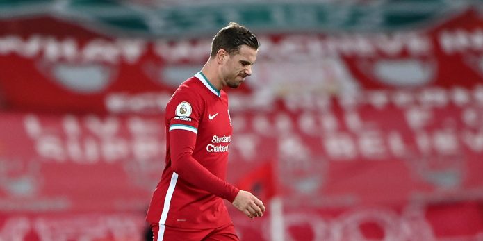 The two words Jordan Henderson yelled after injury sum up Reds’ season