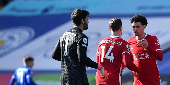 Alisson and Curtis Jones share heartwarming Twitter exchange