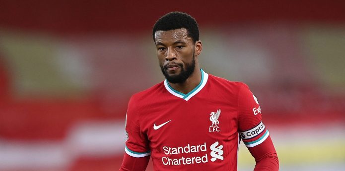 Report: Journalist claims Gini Wijnaldum has an agreement with Inter Milan