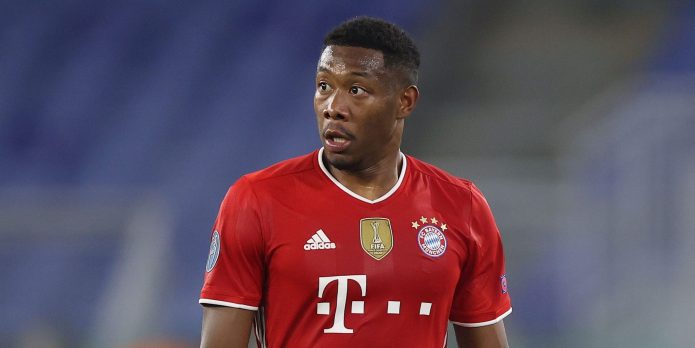 Christian Falk confirms Liverpool target David Alaba is still available