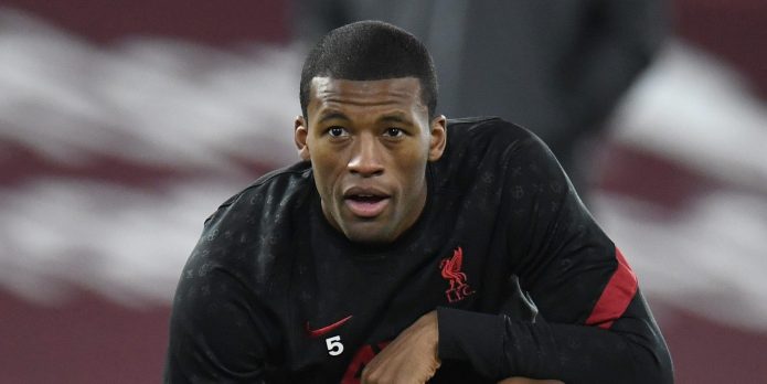 Jamie Redknapp insists Gini Wijnaldum is ‘not irreplaceable’
