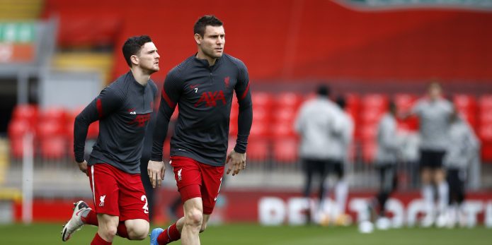 Virals: James Milner shows off during training before mocking teammate