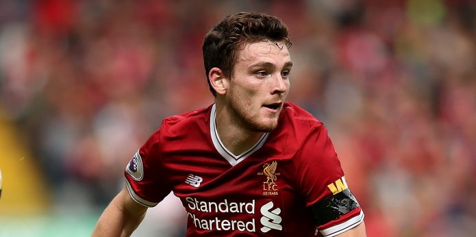 OTD: Liverpool full-back Andy Robertson made a Reds debut