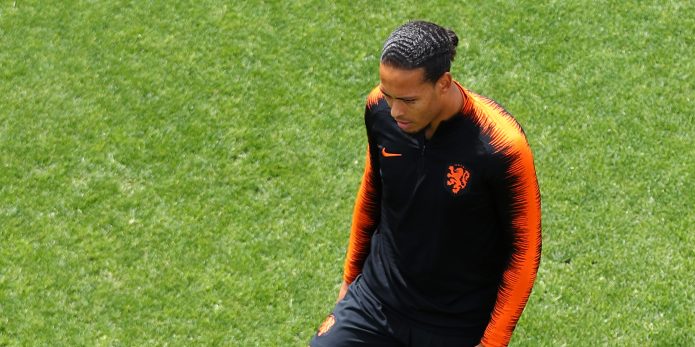 Virgil van Dijk catches the eye on social media following Holland comeback