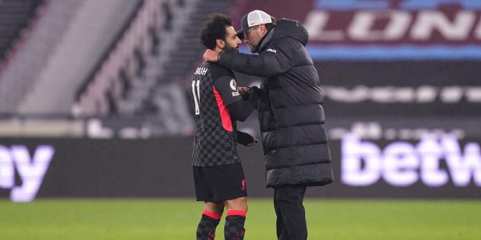 Jurgen Klopp says Mohamed Salah wants to ‘squeeze each day’ out at the top
