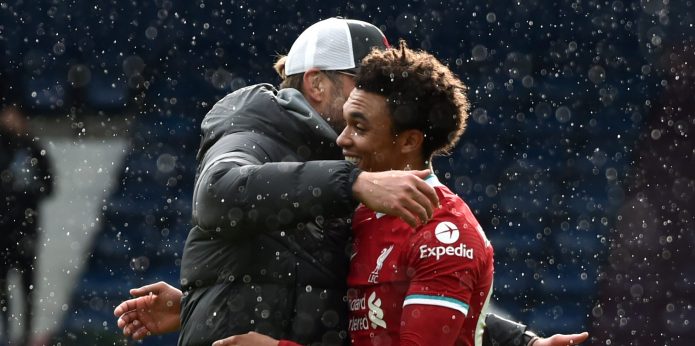 Jurgen Klopp bemused by Trent Alexander-Arnold midfield outcry