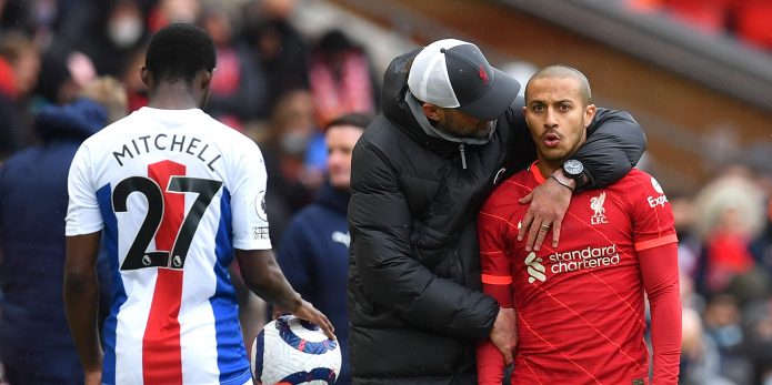 Virals: Jurgen Klopp confirms Thiago out until after international break