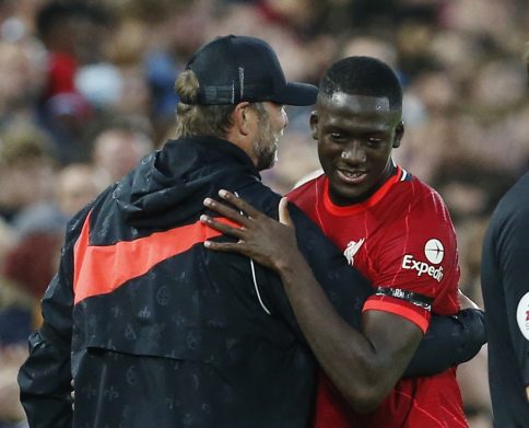 liverpools-ibrahima-konate-and-jurgen-klopp