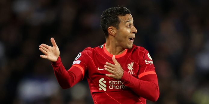 Alan Hutton labels Liverpool midfielder Thiago ‘out of this world’