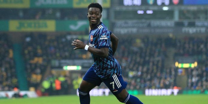 Virals: Liverpool ‘watching the progress’ of Arsenal star Bukayo Saka