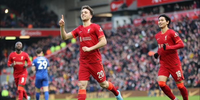 Pundit praises ‘outstanding’ Liverpool striker Diogo Jota