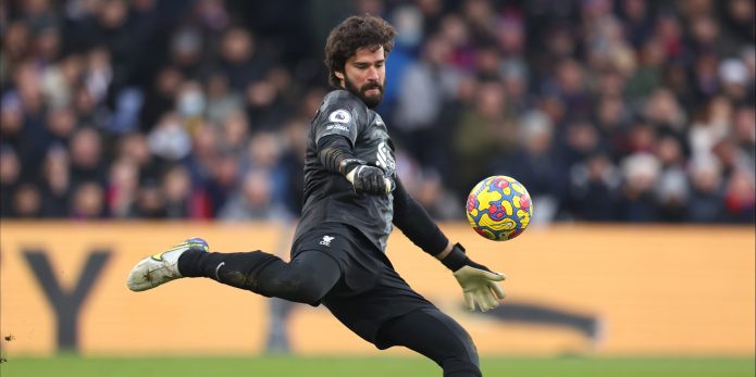 Rio Ferdinand praises ‘world-class’ Liverpool goalkeeper Alisson