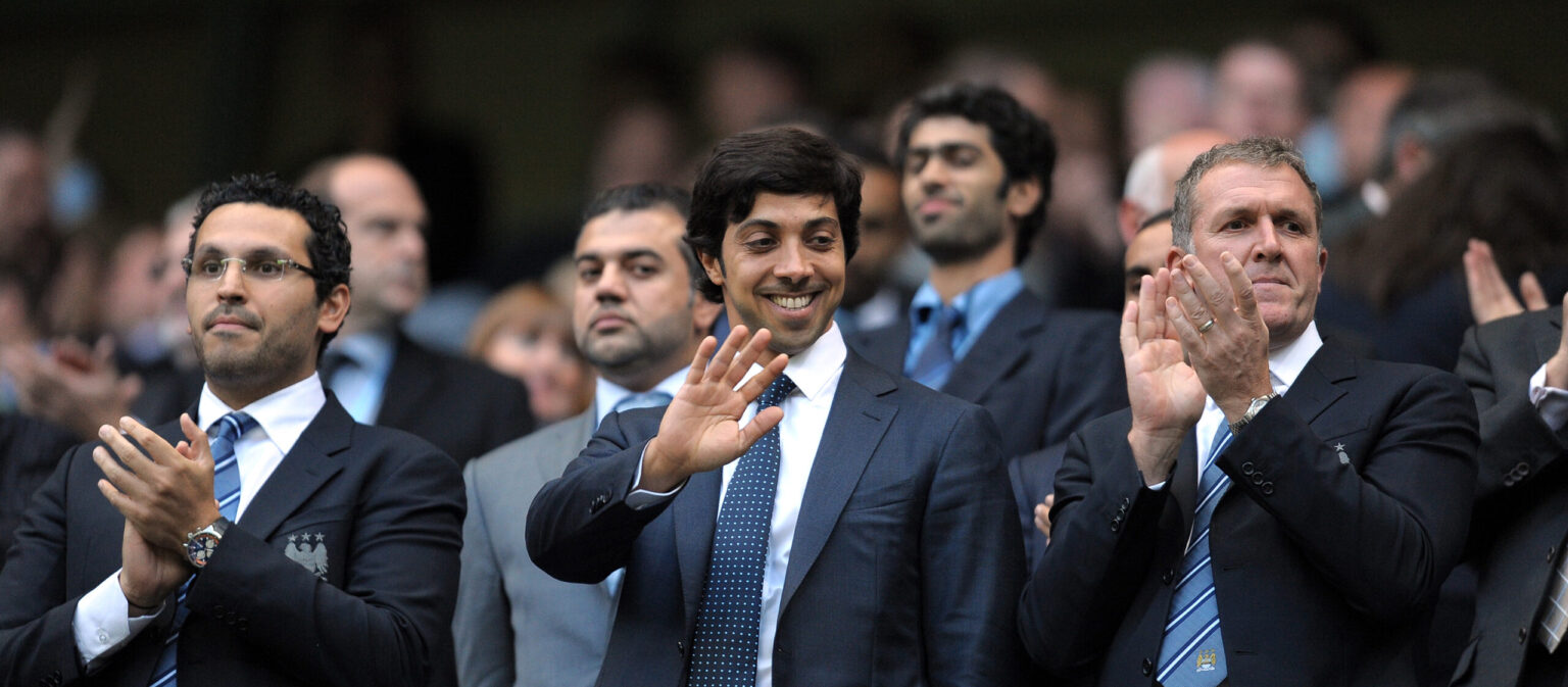 Manchester City's owner Sheikh Mansour