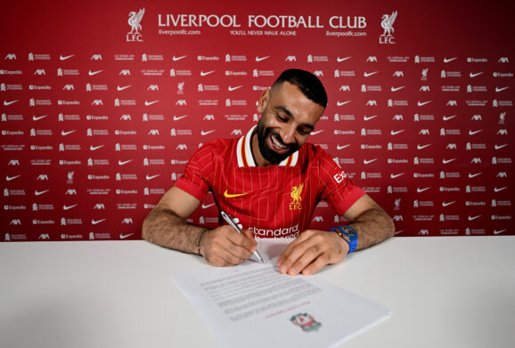 Mohamed Salah pictured during his Liverpool career