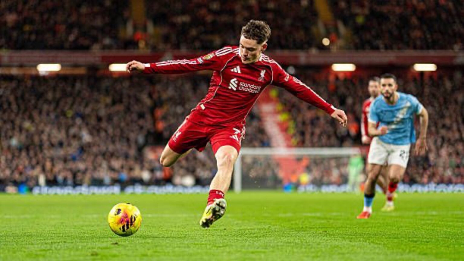 Jurgen Klopp Florian Wirtz: Florian Wirtz in action during a match.