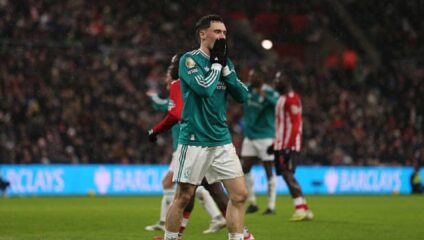 wirtz liverpool: Florian Wirtz playing for Liverpool during a Premier League match.