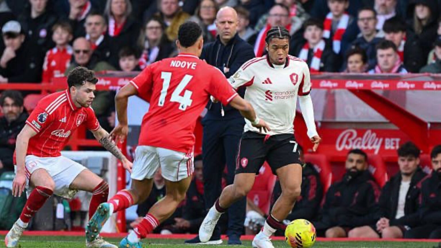Rio Ngumoha England squad: Rio Ngumoha playing for Liverpool