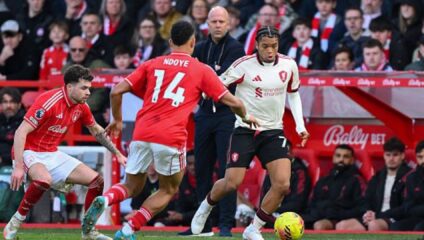 Rio Ngumoha England squad: Rio Ngumoha playing for Liverpool