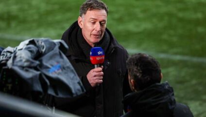Chris Sutton speaking on Sky Sports