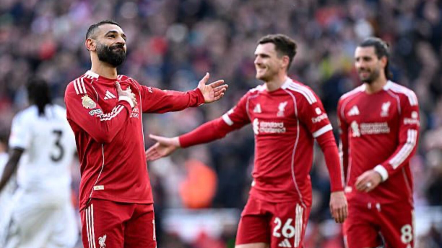 Liverpool half-time ratings: Rio Ngumoha and Mohamed Salah shine as Reds take 2-0 lead at Anfield